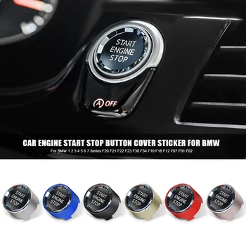

Car Styling Engine Start Stop Switch Button Sticker For BMW 1 2 3 4 5 6 7 Series F20 F21 F22 F23 F30 F34 F10 F18 F12 F07 F01 F02