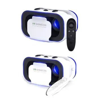 

Virtual Reality Mini Glasses 3D Glasses Virtual Reality Glasses Headset And Handle Black/White For Google cardboard Smart supply
