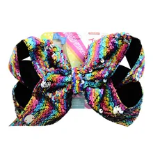 JOJO в европейском и американском стиле гироборд с колесами 8 дюймов двухсторонний-листать с блестками; с бантом; для детей карты заколки весы женские аксессуары для волос 868-j