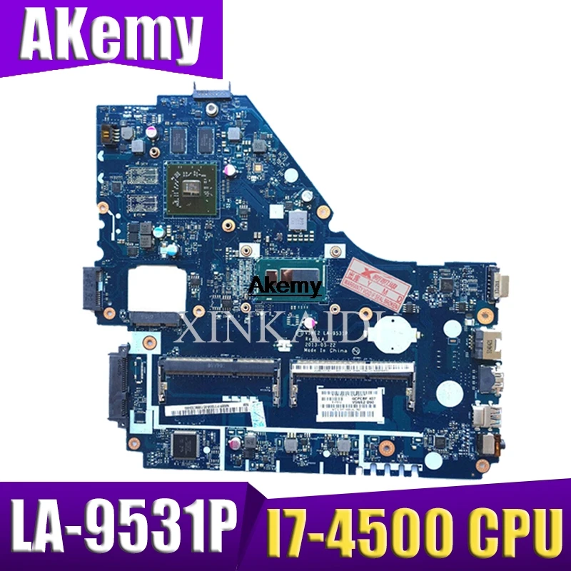 V5WE2 LA-9531P материнская плата для acer E1-572G E1-572 V5-561G материнская плата LA-9531P I7-4500 Процессор Тесты работы