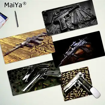 

Maiya New Arrivals Gun Bullets169 Locking Edge Mouse Pad Game Rubber PC Computer Gaming mousepad