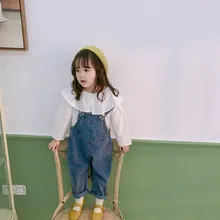 Детская одежда,, Осенние новые ковбойские брюки на подтяжках, Южная Корея, детские ковбойские подтяжки