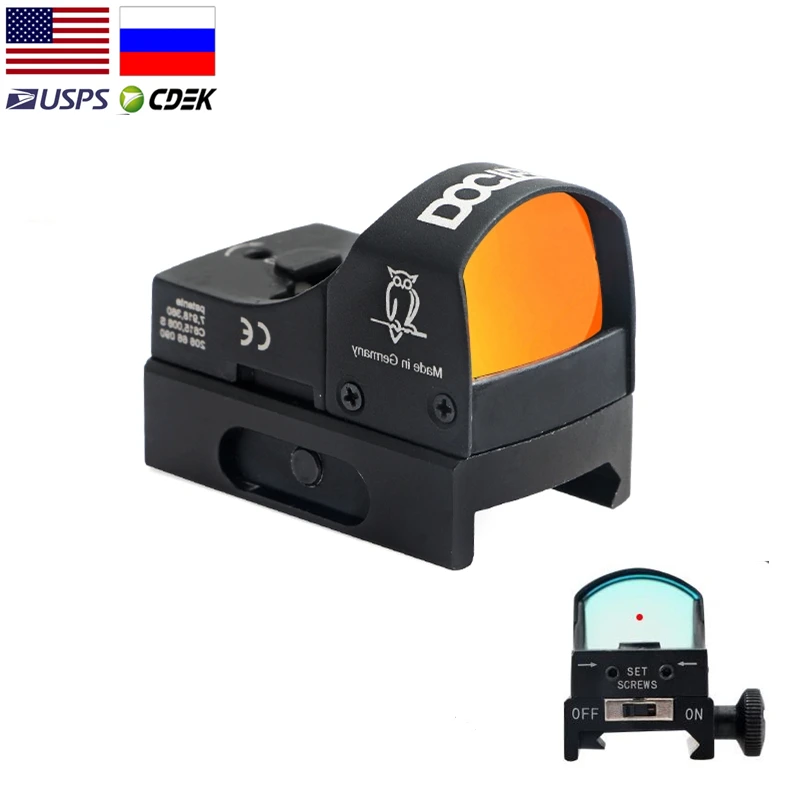 Коллиматор для охоты/Винтовки Mini rmr red dot Коллиматорный прицел отражения реакции