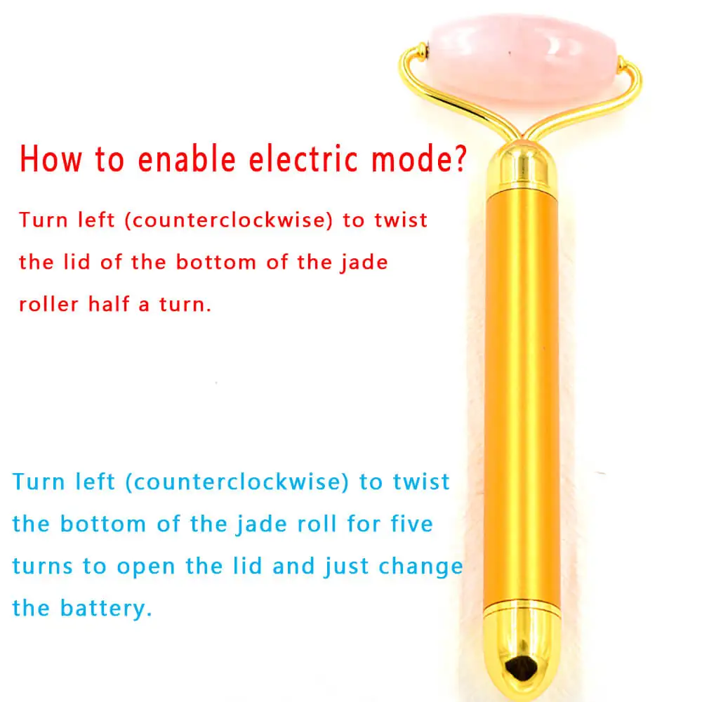 Натуральный нефритовый роликовый массажер, электрический Тонкий роликовый массажер для лица, коробка для кожи лица, розовый Rojo Rosa драгоценный камень с подарком для влюбленных, Adamei