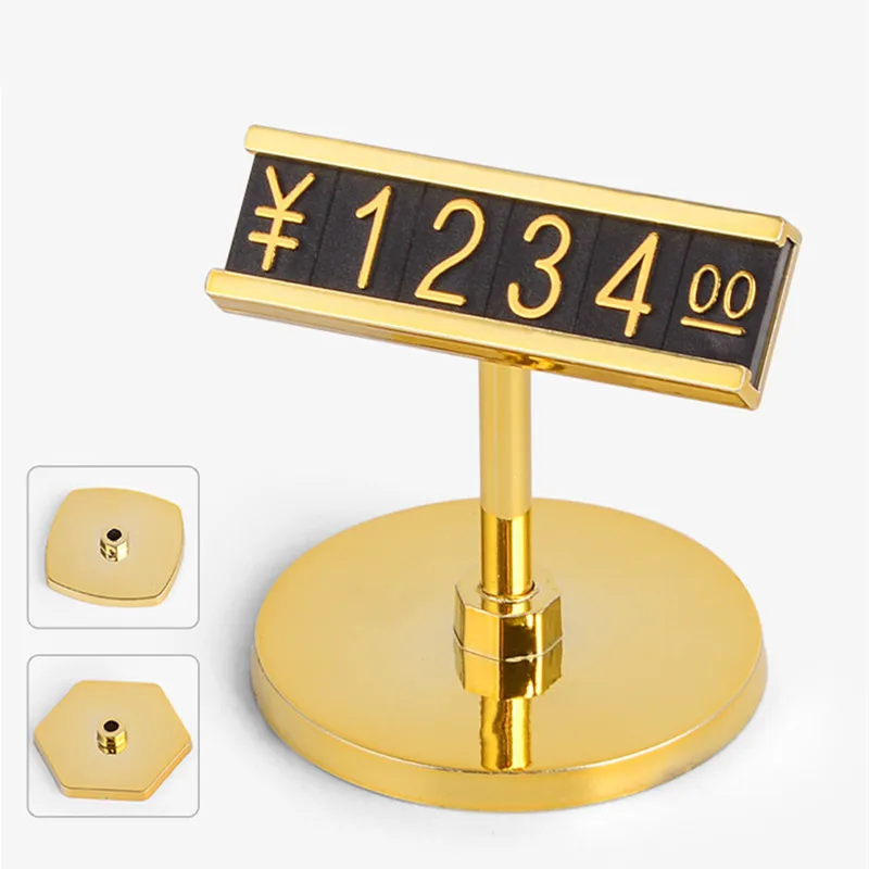 5 Pieces Price Label Card Sign Holder Stand Commodity Number Cube Tag For Jewelry Phone Watch Display | Канцтовары для офиса и