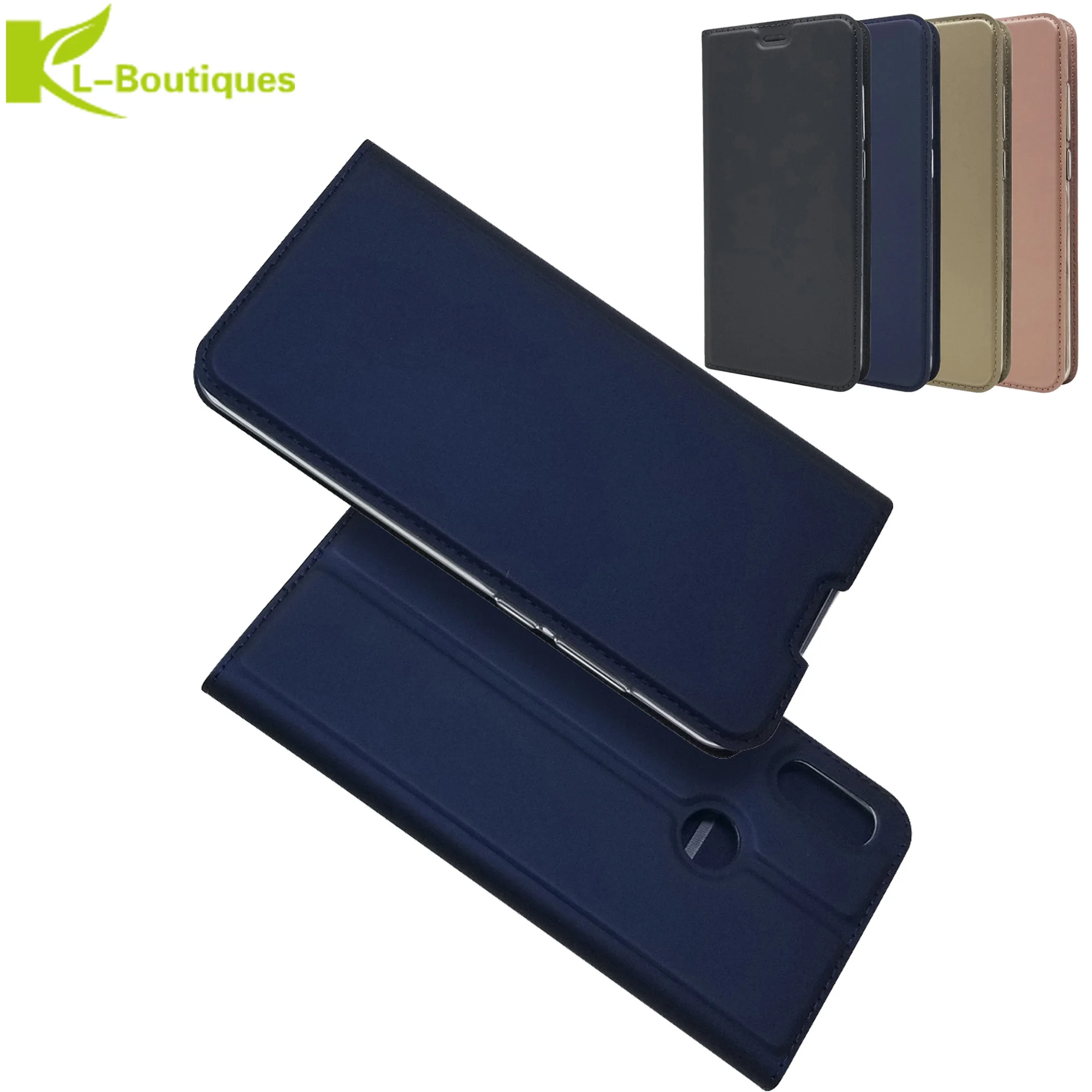 Чехол-книжка для Huawei y6 2019 Y6 MRD-LX1 MRD-LX1F Y 6 Y62019 кожаный | Мобильные телефоны и