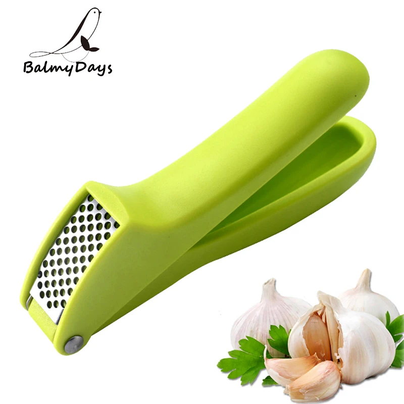 

Manual Garlic Press Plastic Garlic Crusher Chopper Slicer Garlic Grinding Mincer Squeezer Kitchen Garlic Tools Cooking Gadgets