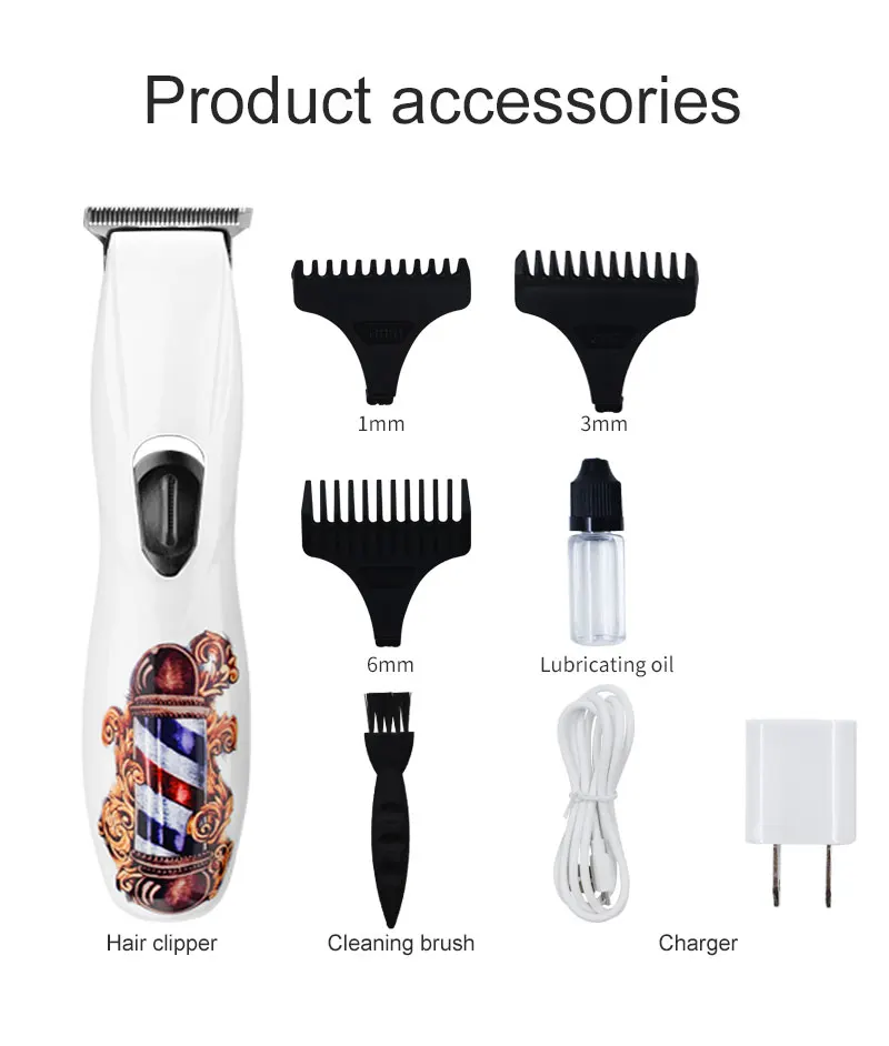 Парикмахерская электрическая машинка для стрижки волос дизайн режущая машина для мужчин парикмахерский триммер для волос машина для стрижки 110-240 В