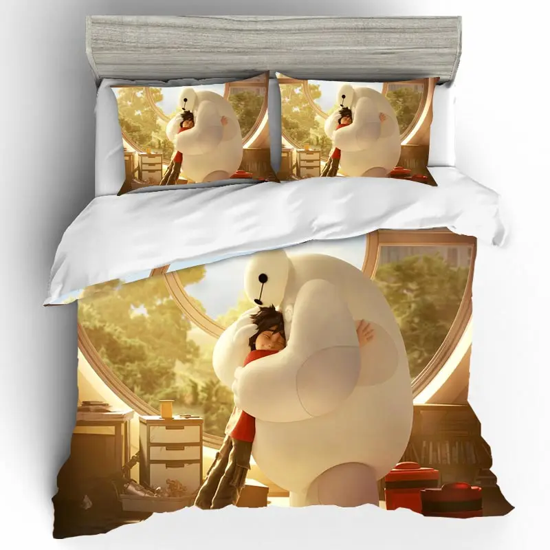 DQ0520 Baymax домашний текстиль постельное белье странные вещи Ropa De Cama Kid Sabanas Комплект постельного белья королевского размера Nevresim Takimlari постельное белье поплин - Цвет: DQ0520