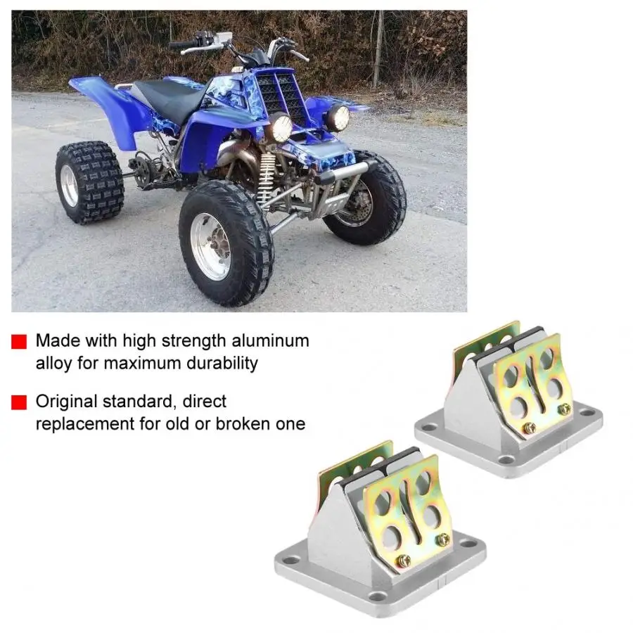 2 шт. мотоциклетный Впускной тростниковый клапан 2GU-13610-01-00 для YAMAHA Banshee 350 1987-2006 части мотоцикла