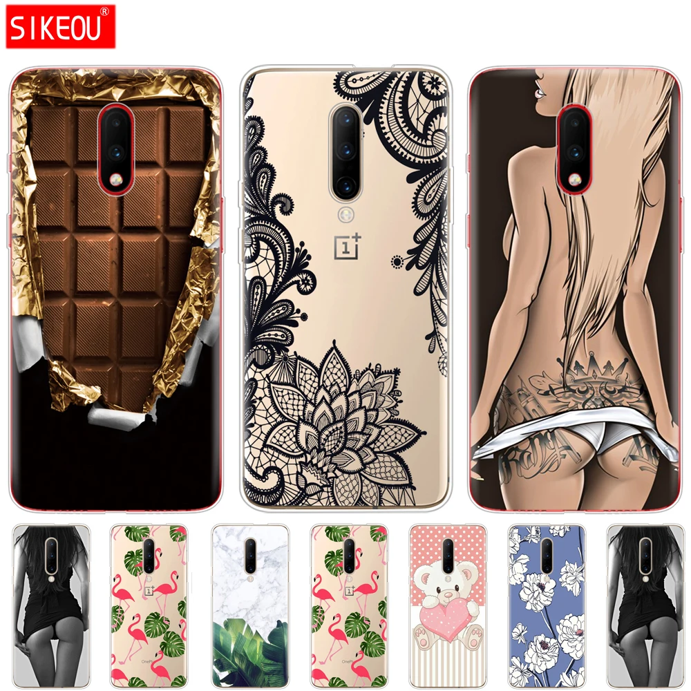 Силиконовый чехол для Oneplus 7 One Plus Pro Etui 2019 бампер 1 + 7|Бамперы| |