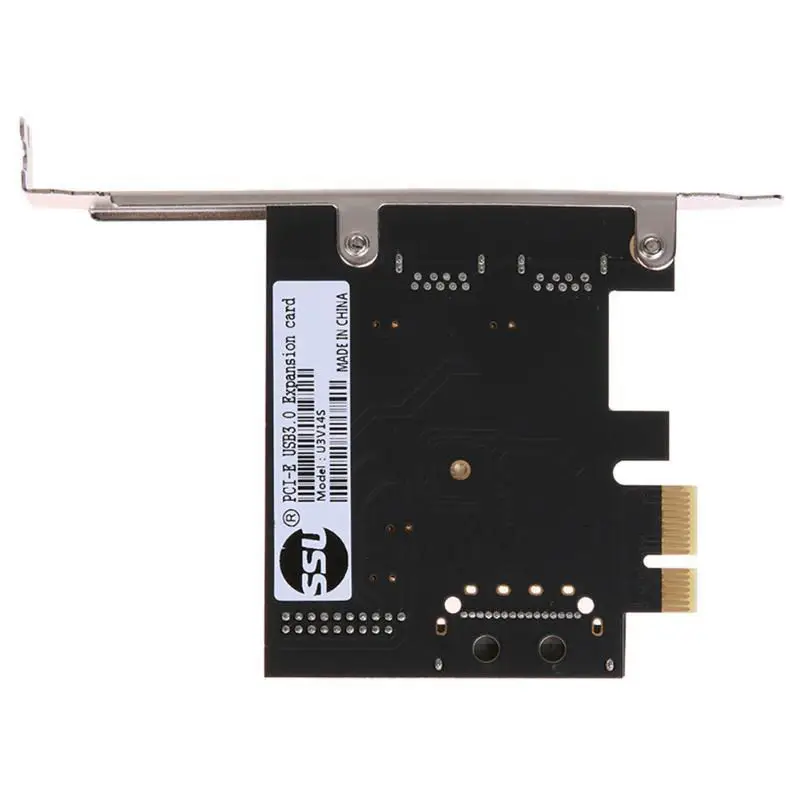 Pcie передача 2 порта Usb3.0 плата расширения рабочего стола спереди 19/20Pin интерфейс для Windows Xp/7/8/8,1/10