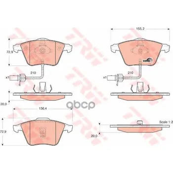 

Brake disc pads TRW/Lucas art. Gdb1528