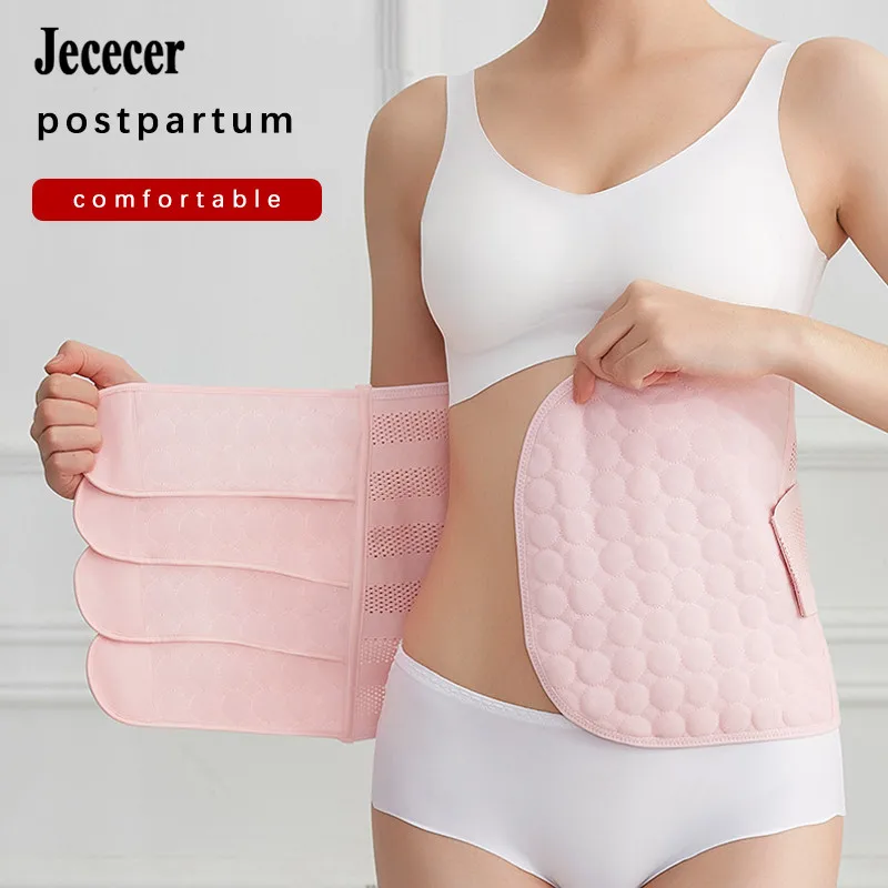 

Women Modeling Belt Postpartum Bandage Postnatal Support Girdle Waist Trainer Shapewear Belly Band Body Shaper Corset Slimming