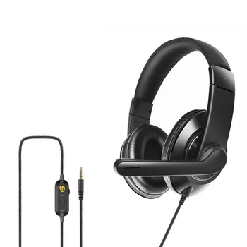 

Home Office Fashion Stereo Sound Calling 3.5mm For PC Professional Audio Universal Volume Control With Mic Wired Gaming Headset