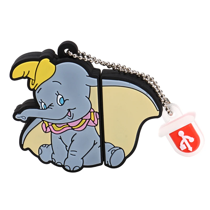 JASTER USB 2,0 Мультфильм Русалка Dumbo USB флэш-накопитель 4 ГБ 8 ГБ 16 ГБ 32 ГБ 64 Гб 128 ГБ Флешка Карта Памяти Рождественский подарок - Цвет: Dumbo