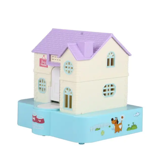 Cute House Dog Stealing Coin Money Saving Box Electric Piggy Bank Toy Kids Gift 2