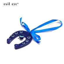Сглаза подвеска в виде подковы брелок автомобильный брелок синий турецкий глаз брелок настенный висячие украшения подарок для женщин и мужчин EY6600