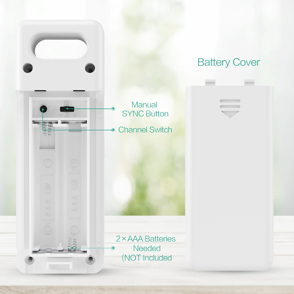 ao ar livre com 3 sensor monitor