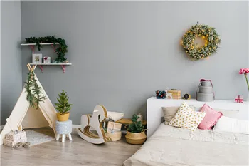 

Vinyl Custom Christmas Photography Backdrops Prop flower and Wood Planks theme Photo Studio Background Q191027-42