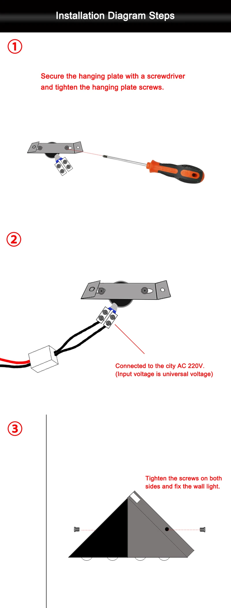 5W小三角安装图