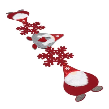 

1pc Christmas Table Flag Window Decorations Adorable Table Mat for Office Shop Home Party