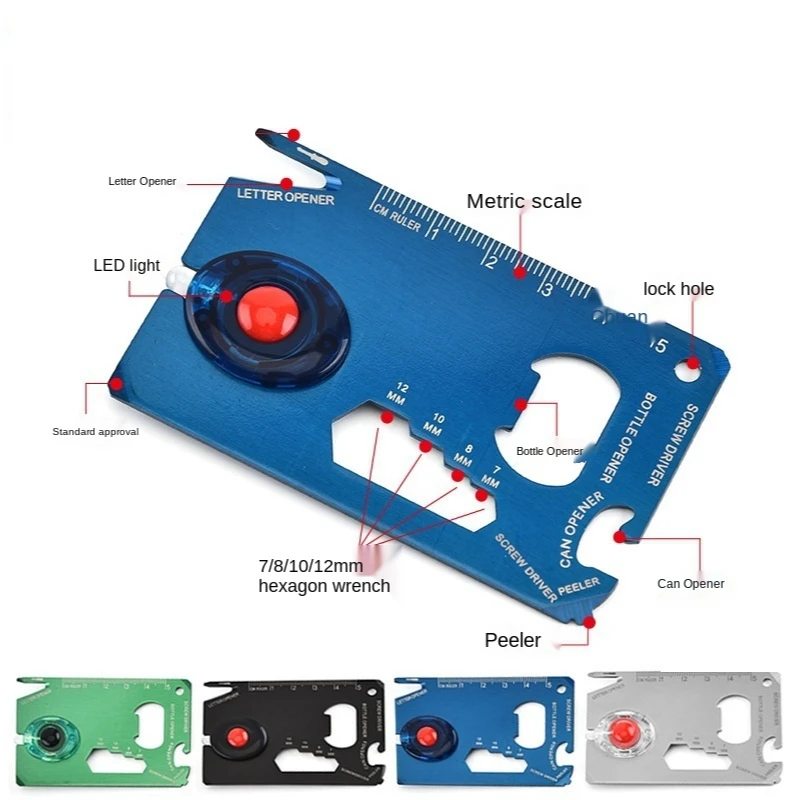 EDC Кредитная карта многофункциональный портативный карманный охотничий нож для
