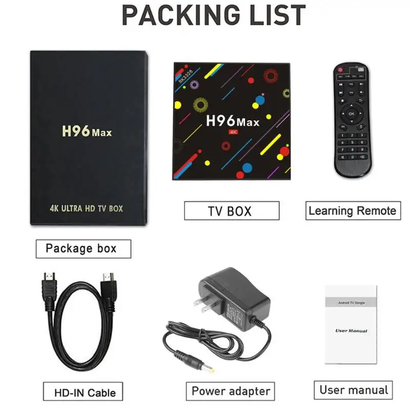 H96 Max четырехъядерный Android 7,1 Smart tv Box 4G+ 32G USB3.0 WiFi Bluetooth четырехъядерный 64 бит HDMI 2,0 для 4k 60 Гц телеприставка(ЕС/США