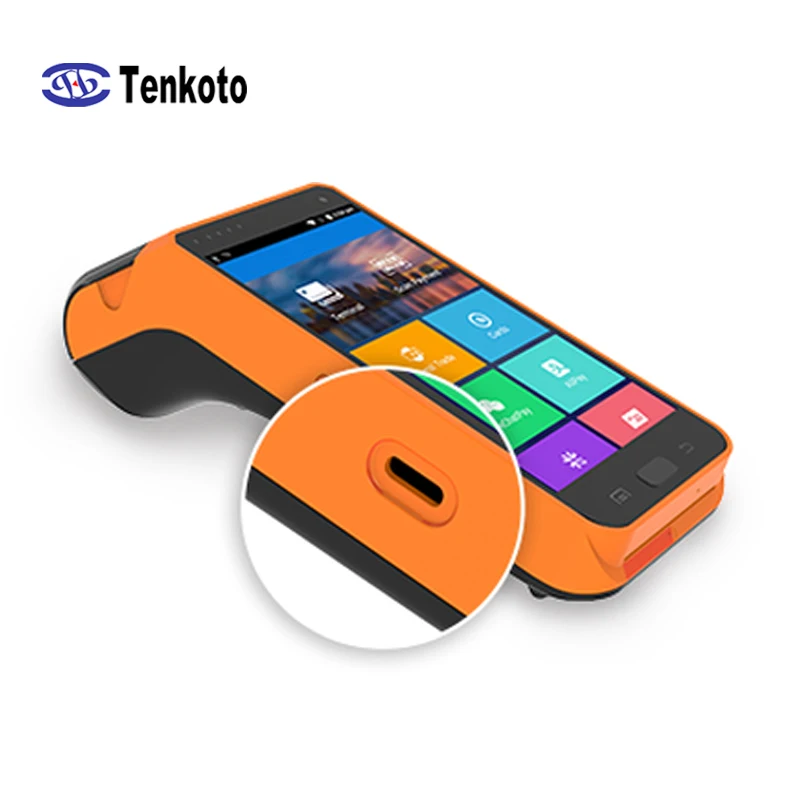 NFC контактный чип-ридер Магнитный 3g Android POS программное обеспечение APP Store Точка продаж NFC Бесконтактный RFID 58 мм Принтер POS