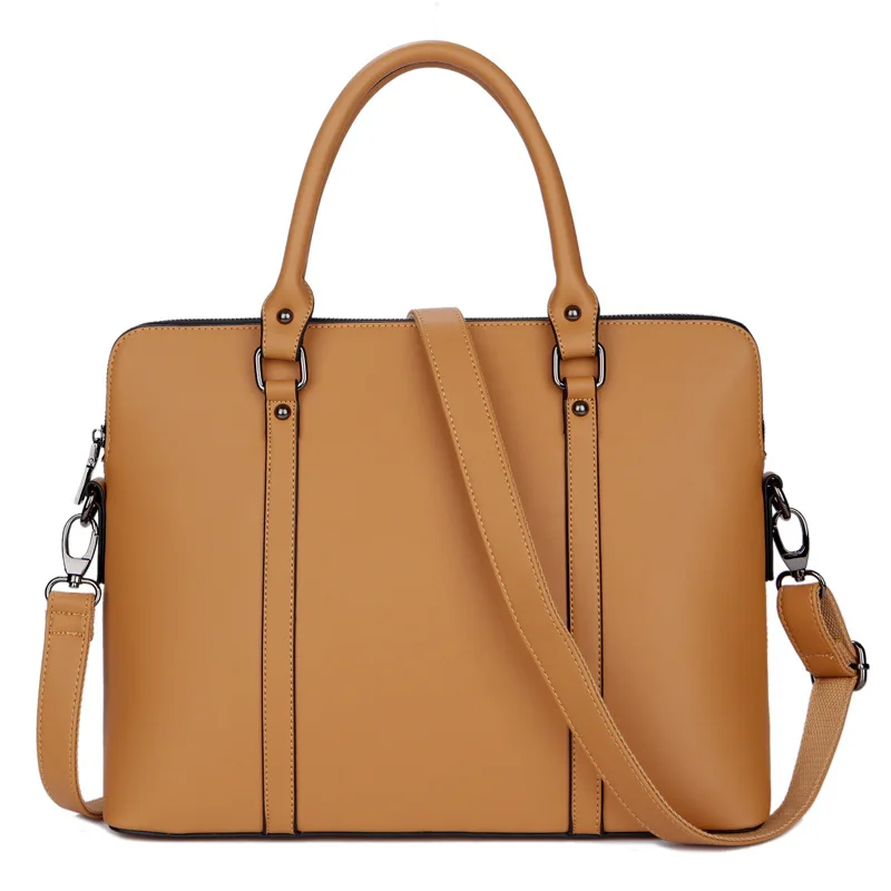 

PU Leather Women Briefcase 14inch Laptop Bags Female Notebook Computer Handbags A4 Office Work Shoulder Messenger Bags