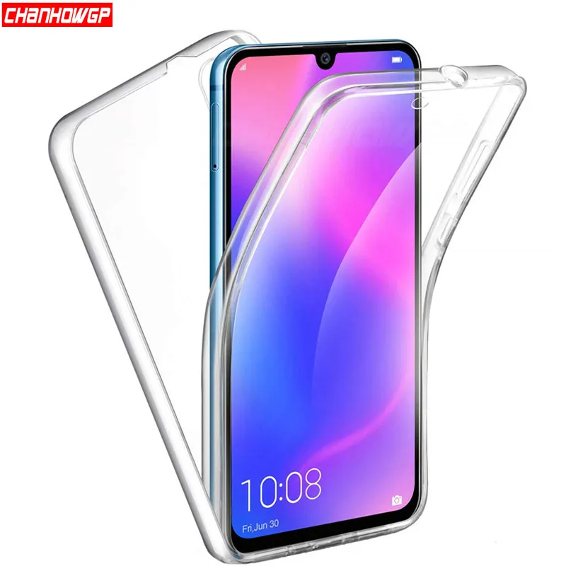 

Soft Double Silicone Case For Huawei Y5 2019 AMN LX1 LX2 LX3 LX9 Clear Full Cover Touch TPU For Honor 8S KSA KSE LX9 360 Protect