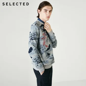 

SELECTED 100% Cotton Print Embroidery Round Neckline Sweatshirt Clothes Men's Winter Pullover Hoodies C | 41914D528
