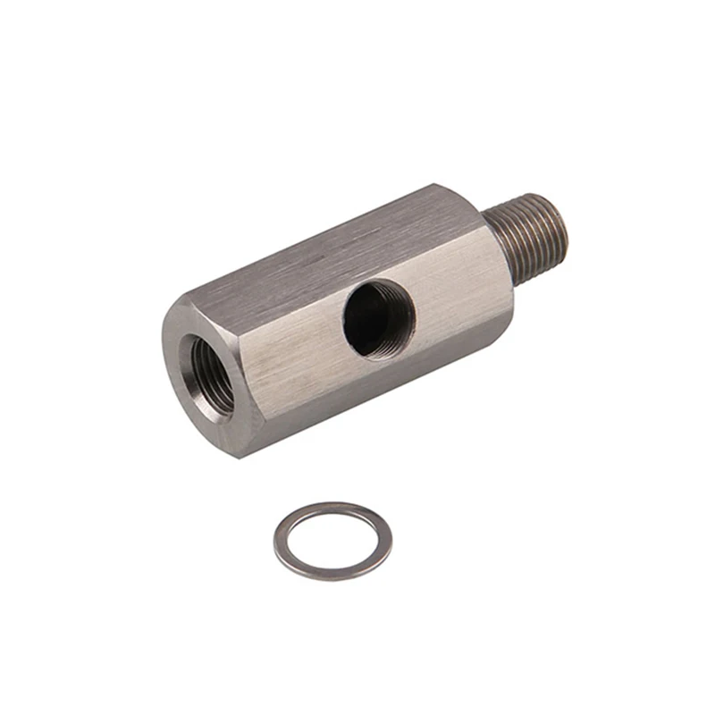 

Oil Pressure Sensor Tee 1/8" NPT To Adapter Fitting Supply Feed Line Gauge
