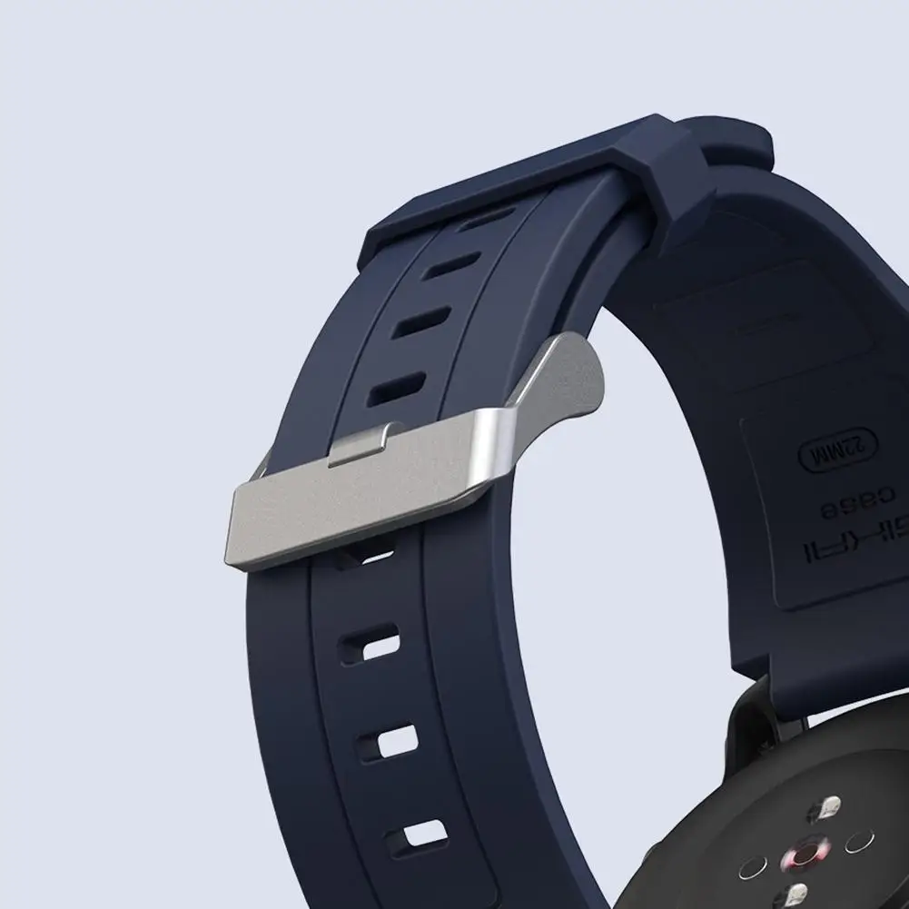 Сменный силиконовый ремень для Amazfit GTR 47 мм Мягкие часы ремешок аксессуары для Xiaomi Huami Amazfit GTR Смарт часы 22 мм ремешок