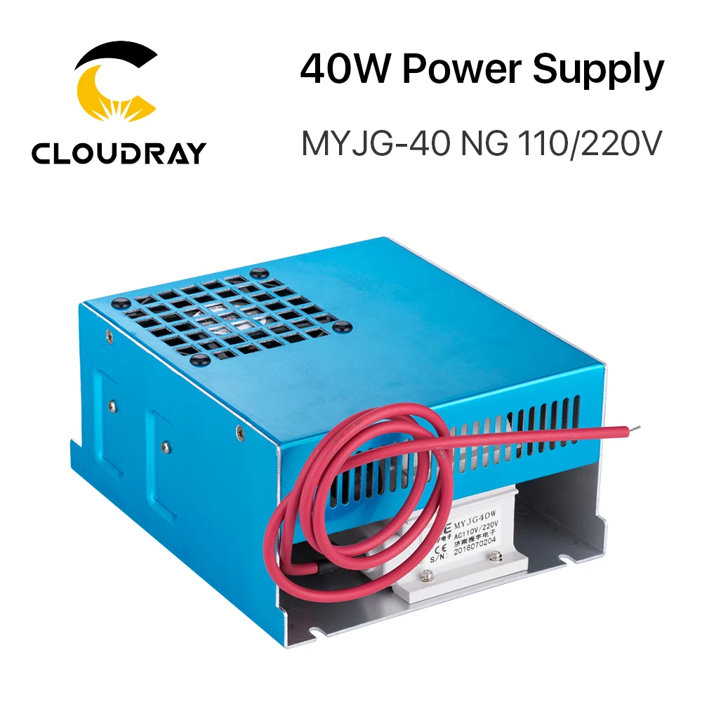 Cloudray 40 Вт CO2 лазерный Питание MYJG 40T 110V 220V для станок лазерной резки и гравировки