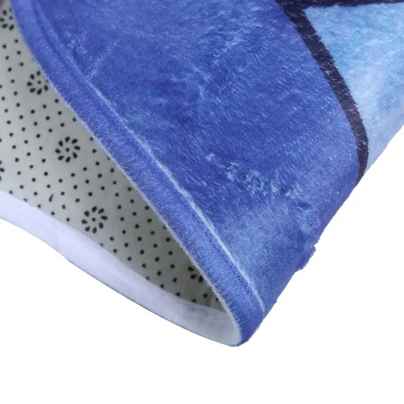 Cartoon Sleeping Cat Antiskid Bath Mat Bathroom Carpet Tea Table Bibulous Doormat Floor Rug Washable Kitchen Carpet
