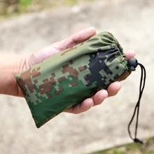 Открытый походный коврик Сверхлегкий брезент для выживания солнечные укрытия Водонепроницаемый Пляжный тент Пляжный Тент коврик дождевик туристическое снаряжение