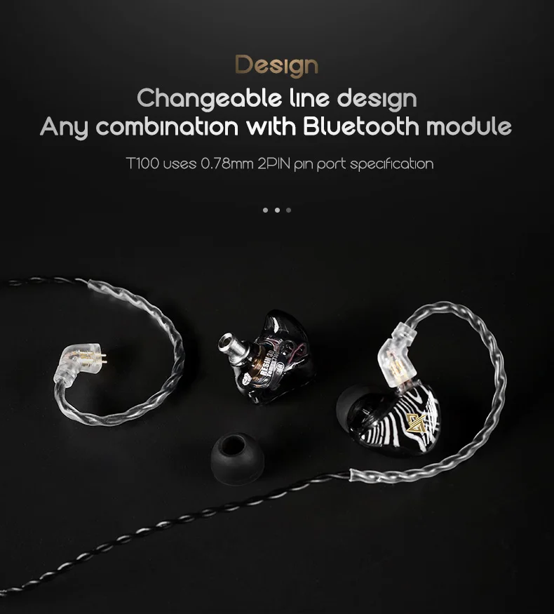 AUGLAMOUR T100 наушники 8 мм графеновая Коаксиальная двойная подвижная катушка в ухо