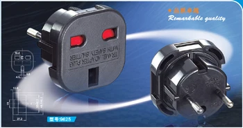 

20 Pcs/lot High quality European Euro Eu AU to US/USA Plug Power Socket Travel Charger Adapter Plug Outlet Converter Adapter