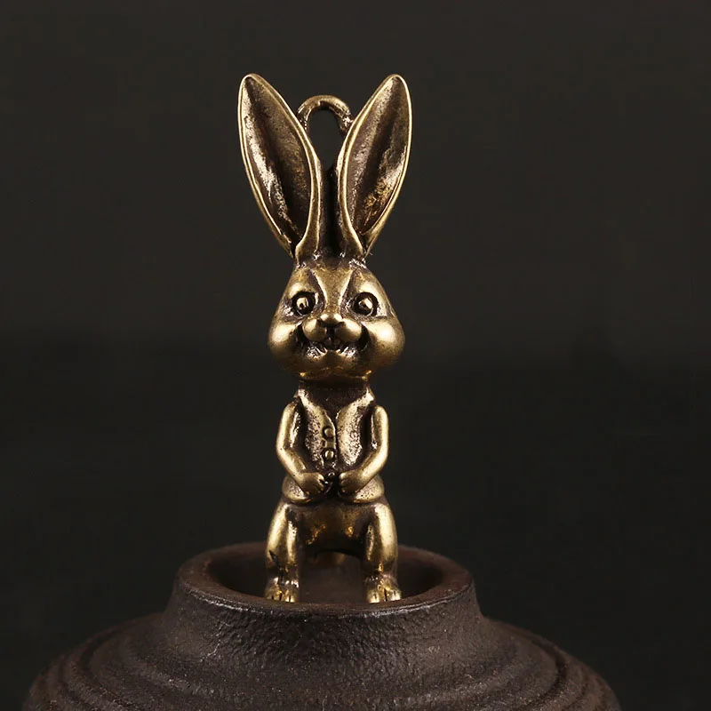  Cute Rabbits Key Rings Pendants (4)