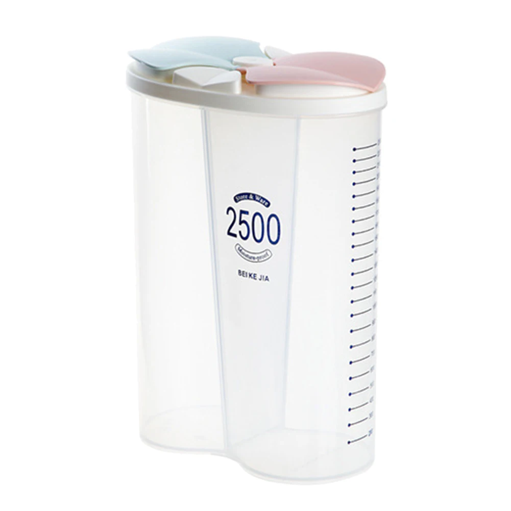 Plastic Cereal Dispenser Storage Box Kitchen Food Grain Rice Container Nice Kitchen Rice Storage Box Flour Grain Storage