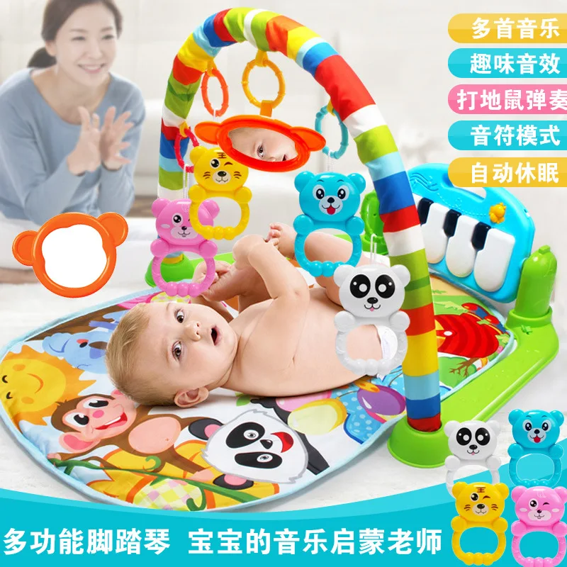4449 для новорожденных на возраст от 0 до 18 месячный ребенок музыка стойка для фитнеса новорожденных музыка фисгармонии детская развивающая игрушка