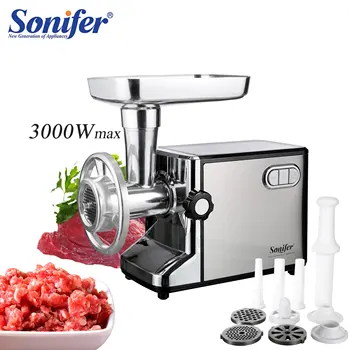 

3000W Powerful Electric Meat Grinders Meat Mincer Stainless Steel Body Heavy Duty Household Mince Sonifer