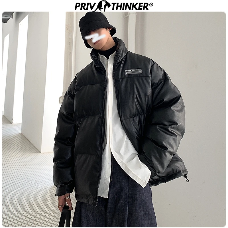 Privathinker для мужчин и женщин, Япония, зимняя парка, куртки, Мужская теплая плотная однотонная куртка, Мужская Тяжелая верхняя одежда, пальто, парка, модная