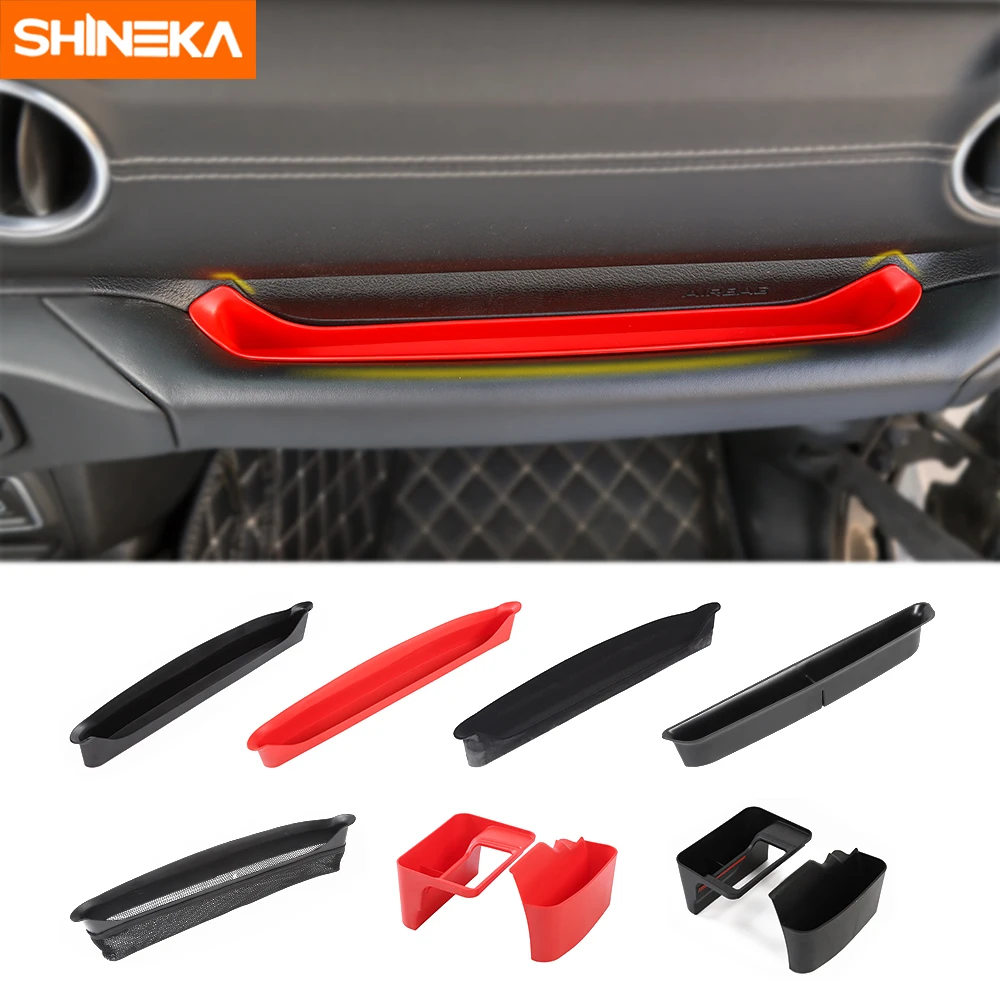 SHINEKA co-пилот подлокотник коробка для хранения для Jeep Wrangler JL автомобиля коробка переключения передач аксессуары для Jeep Wrangler JL