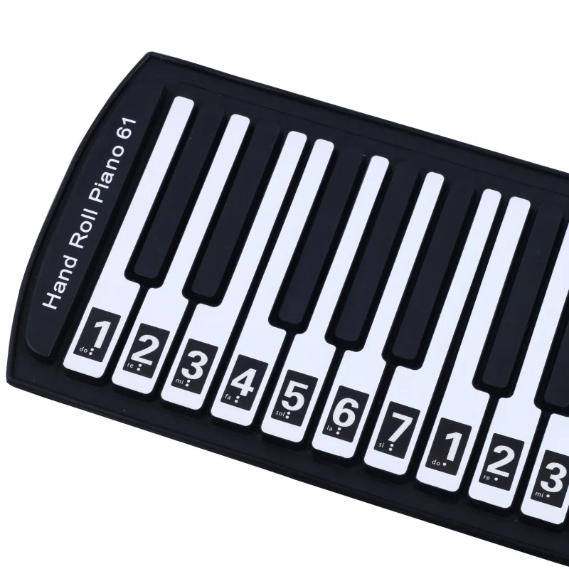 Transparent Piano Sticker 88 Key Roll Piano Keyboard Sticker Electronic Keyboard 88 Key Piano Stave Note Sticker For Piano Keys