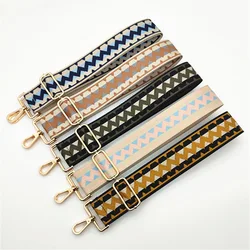 New Women 5 cm Wide Adjustable  Shoulder Strap Bag Accessories Color Diagonal Lengthened Messenger Bag Strap Belt