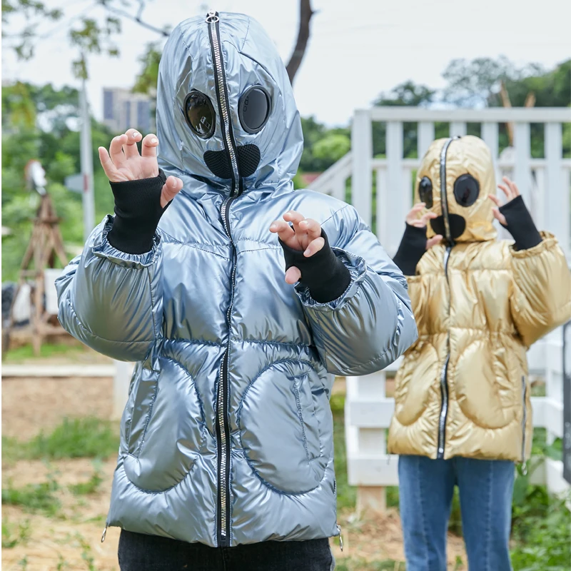 Зимние хлопковые куртки для мальчиков и девочек детские пальто модный детский