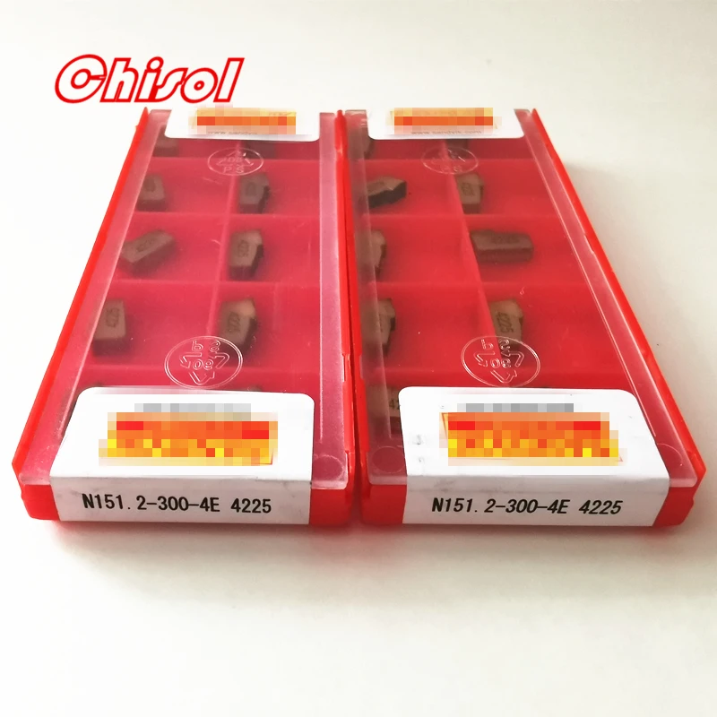 free shipping single head grooving tips N151.2-300-4E 4225 / N151.2-300-4E 235 cnc carbide grooving inserts cutter tools