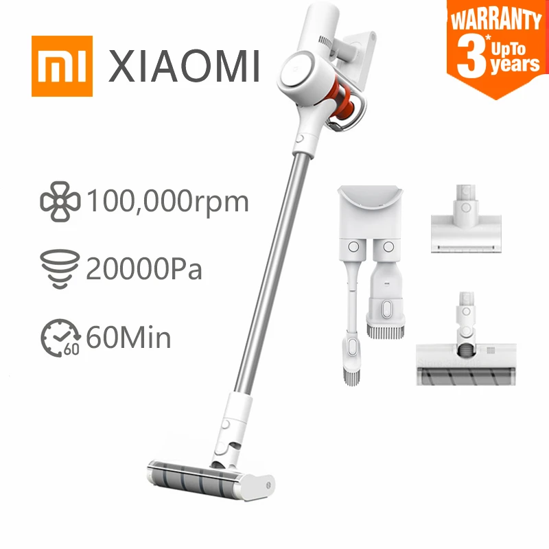 Ручной пылесос XIAOMI MIJIA 1C для дома и автомобиля беспроводная уборка 20000 па